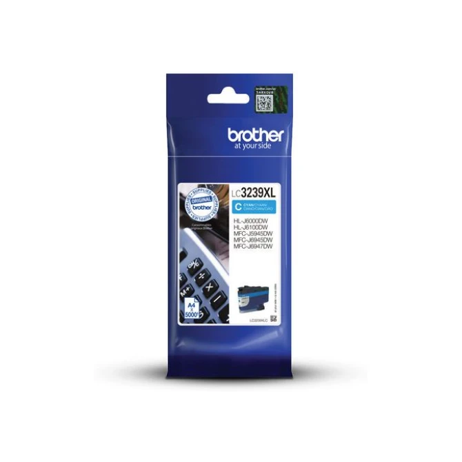 Brother LC-3239XL Inktcartridge. Hoog Capaciteit. Cyaan