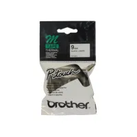 BROTHER MK221BZ Labeltape 9 mm x 8 m Zwart op Wit