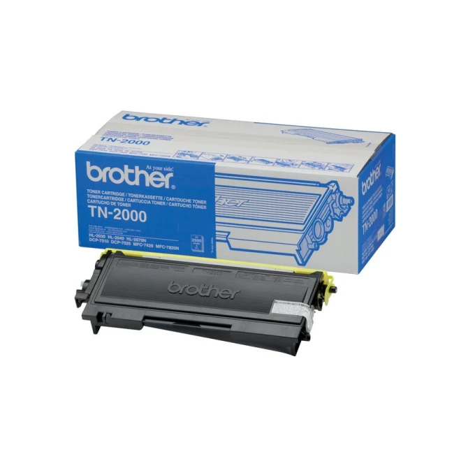 BROTHER TN-2000 Toner Hoog Rendement Zwart