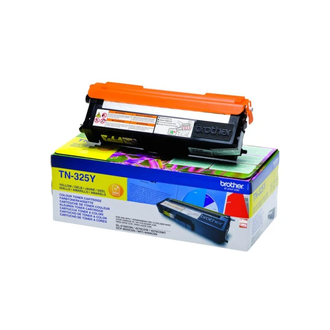 Brother TN-325Y toner geel hoge capaciteit (origineel)