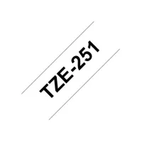 BROTHER TZe-251 Tape 24 mm x 8 m Zwart op Wit