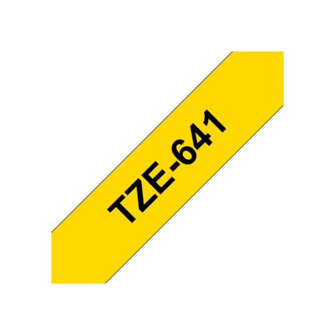 BROTHER TZe-641 Tape 18 mm x 8 m Zwart op Geel