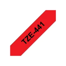 BROTHER TZe441 Labeltape 18 mm x 8 m Zwart op Rood BROTHER TZe441 Labeltape 18 mm x 8 m Zwart op Rood