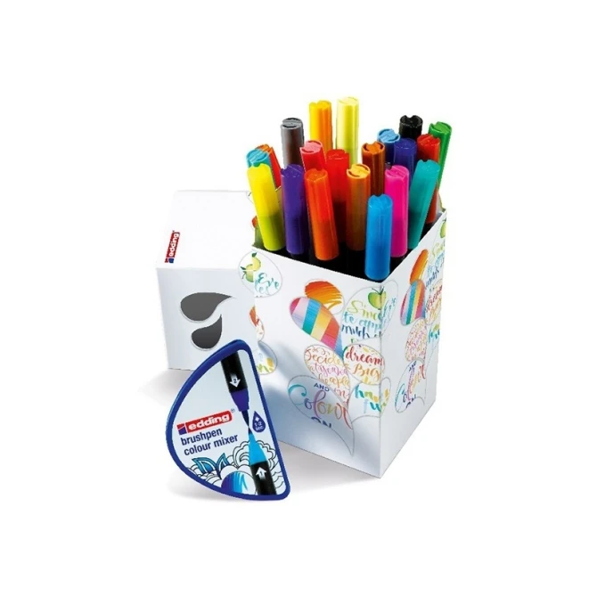 Brushpen Colour Happy EDDING basic (20 stuks)