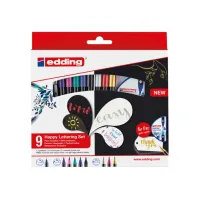 EDDING Happy Lettering Brushpen Assorti (11 stuks)