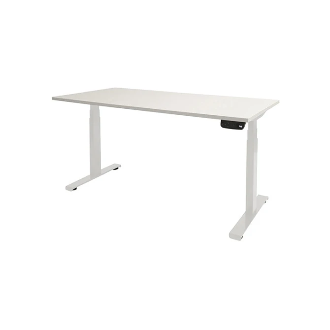 Bureau Dextro Plus 140x80cm wit/wit