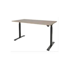Zit-Sta Bureau Dextroplus 120x80cm havana/zwart