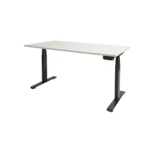 Dextro Plus Verstelbaar Bureau 140x80 Krijtwit Zwart Dextro Plus Verstelbaar Bureau 140x80 Krijtwit Zwart