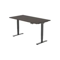 Bureau Econ elektrisch 120X80cm Logan Eiken Blad Zwarte Poten Bureau Econ elektrisch 120X80cm Logan Eiken Blad Zwarte Poten