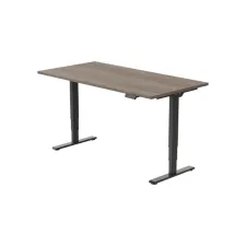 Bureau Econ elektrisch 120X80cm Robson Eiken Blad Zwarte Poten Bureau Econ elektrisch 120X80cm Robson Eiken Blad Zwarte Poten