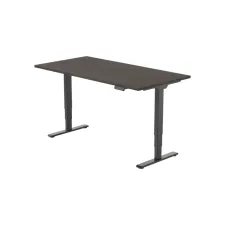 Bureau Econ elektrisch 140X80cm Logan Eiken Blad Zwarte Poten Bureau Econ elektrisch 140X80cm Logan Eiken Blad Zwarte Poten