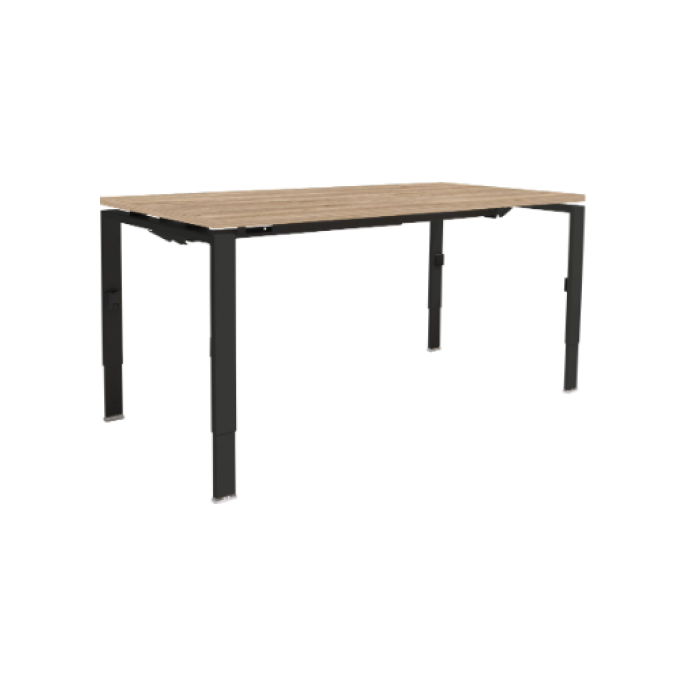 Bureau Linesto N4 140x80cm honey/zw Bureau Linesto N4 140x80cm honey/zw