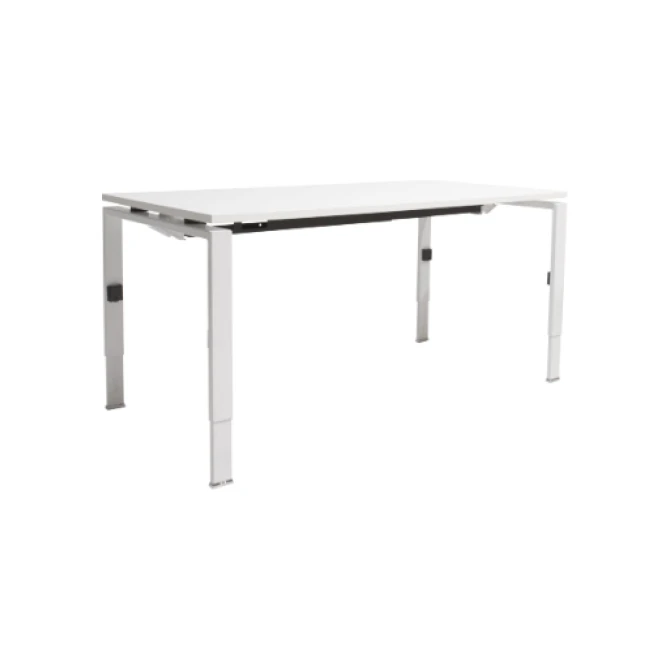 Bureau Linesto N4 140x80cm wit/wit