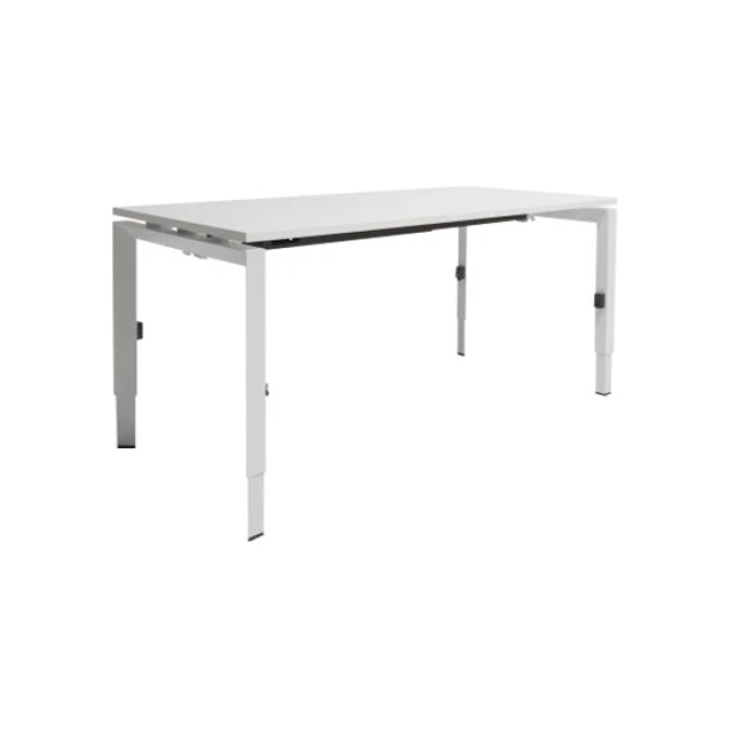 Bureau Linesto N4 160x80cm wit/wit