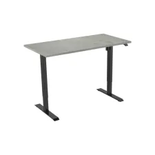 Bureau elektrisch 120X80cm Oxyd Blad Zwarte Poten Bureau elektrisch 120X80cm Oxyd Blad Zwarte Poten
