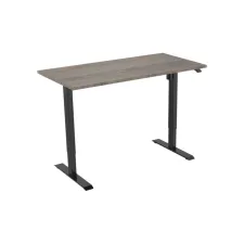 Bureau elektrisch 140X80cm Logan Eiken Blad Zwarte Poten Bureau elektrisch 140X80cm Logan Eiken Blad Zwarte Poten