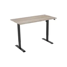 Bureau elektrisch 140X80cm Robson Eiken Blad Zwarte Poten Bureau elektrisch 140X80cm Robson Eiken Blad Zwarte Poten