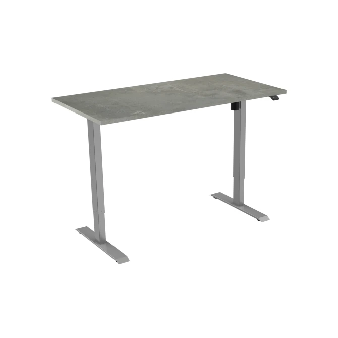 Bureau elektrisch 160X80cm Oxyd Blad Aluminium Poten Bureau elektrisch 160X80cm Oxyd Blad Aluminium Poten