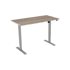Bureau elektrisch 160X80cm Robson Eiken Blad Aluminium Poten Bureau elektrisch 160X80cm Robson Eiken Blad Aluminium Poten