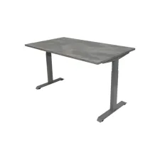 Bureau instelbaar 140X80cm Oxyd Blad Aluminium Poten Bureau instelbaar 140X80cm Oxyd Blad Aluminium Poten