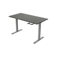 Bureau slinger 120X80cm Logan Eiken Blad Aluminium Poten