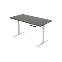 Bureau slinger 120X80cm Logan Eiken Blad Witte Poten