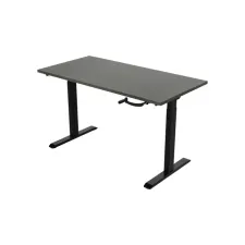 Bureau slinger 120X80cm Logan Eiken Blad Zwarte Poten
