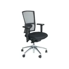 Bureaustoel 400 NPR. Zwart en aluminium Bureaustoel 400 NPR. Zwart en aluminium