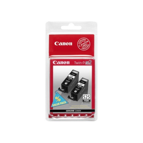 CANON PGI-525 Inktcartridge Zwart (pak 2 stuks)