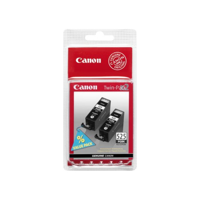 CANON PGI-525 Inktcartridge Zwart (pak 2 stuks) CANON PGI-525 Inktcartridge Zwart (pak 2 stuks)