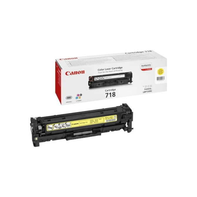 CANON 718 Toner Geel