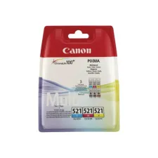 CANON CLI-521 Inktcartridge Kleur (pak 3 stuks) CANON CLI-521 Inktcartridge Kleur (pak 3 stuks)