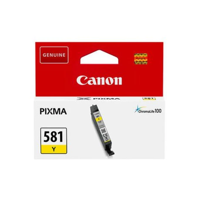 CANON CLI-581 Inktcartridge Geel (blister 1 stuk)