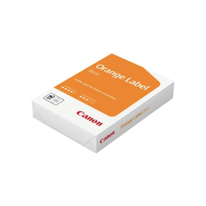 CANON Papier A4 Orange Zero Label 80 g/m² Wit / 5x500vel CANON Papier A4 Orange Zero Label 80 g/m² Wit / 5x500vel