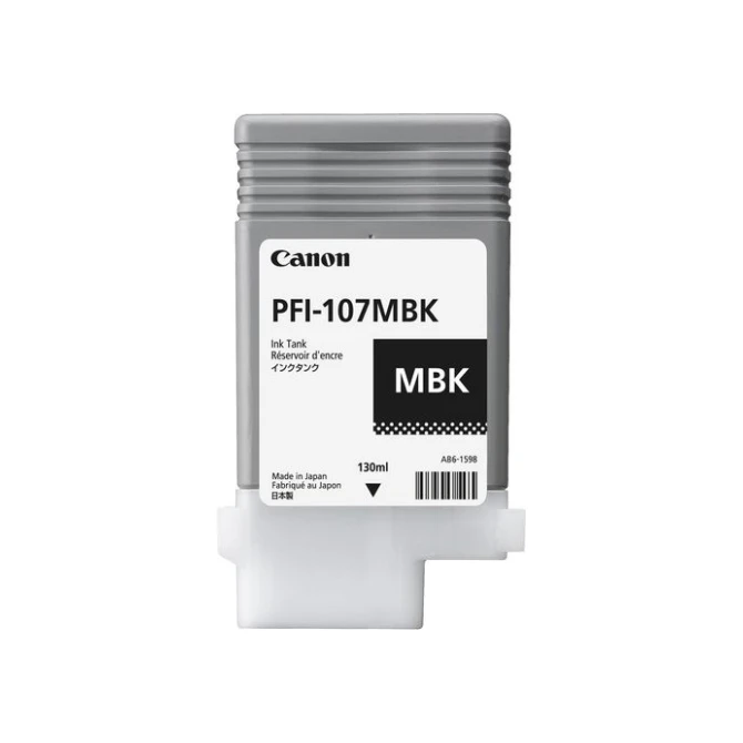 CANON PFI-107 Inktcartridge Mat zwart CANON PFI-107 Inktcartridge Mat zwart