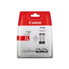CANON PGI-570XL Inktcartridge Zwart (set 2 stuks)