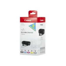 CANON PGI-9 Inktcartridge Zwart en kleur (pak 5 stuks) CANON PGI-9 Inktcartridge Zwart en kleur (pak 5 stuks)