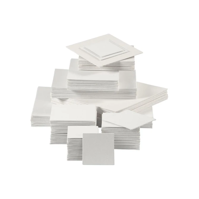 Creotime Canvas paneel div. afmetingen wit/ds108 (doos 108 stuks)