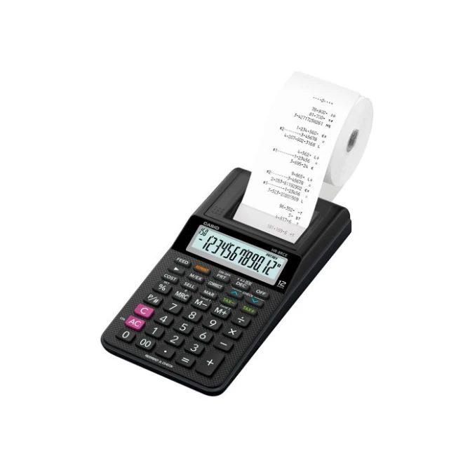 CASIO HR-8RCE Telmachine 12-Cijferig Zwart CASIO HR-8RCE Telmachine 12-Cijferig Zwart