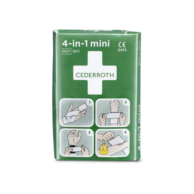Cederroth Klein bloedstelpend verband 4-in-1 Mini Cederroth Klein bloedstelpend verband 4-in-1 Mini
