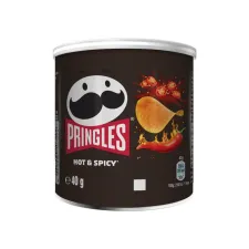 Chips Pringles Hot & Spicy 40 gram (pak 12 stuks) Chips Pringles Hot & Spicy 40 gram (pak 12 stuks)