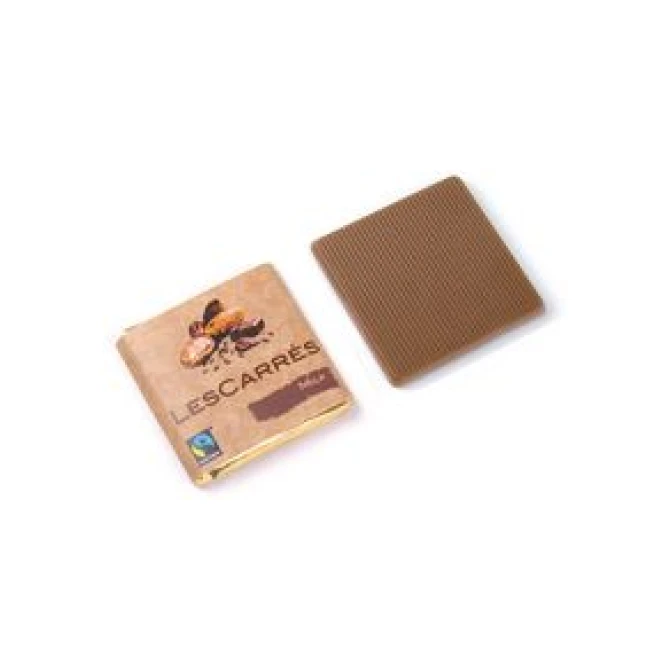 Chocolade Fairtrade Melk (doos 400 stuks) Chocolade Fairtrade Melk (doos 400 stuks)