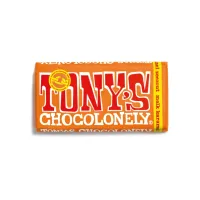 Chocoladereep Tony's 180gr karamel zeez