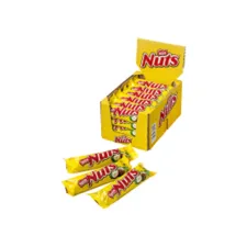 Chocoladereep Nuts (24 stuks) Chocoladereep Nuts (24 stuks)