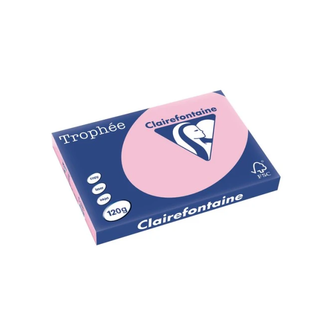 Clairefontaine A3 Papier 120 g/m² Roze (pak 250 vel)