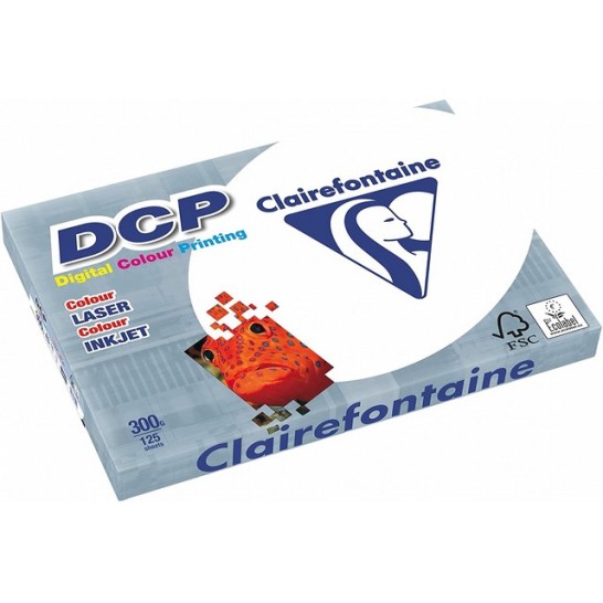 Clairefontaine DCP Colour Perfection Papier A4 300 g/m² Zeer Wit (5 pak x 125 vel)