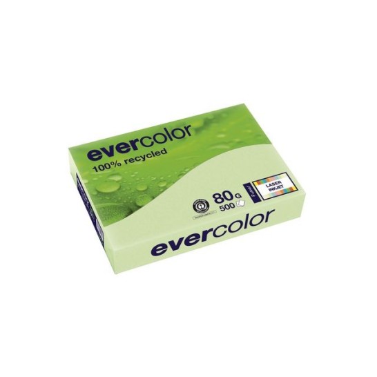 Clairefontaine Evercolor Papier A4 80 g/m² Lichtgroen (pak 500 vel)