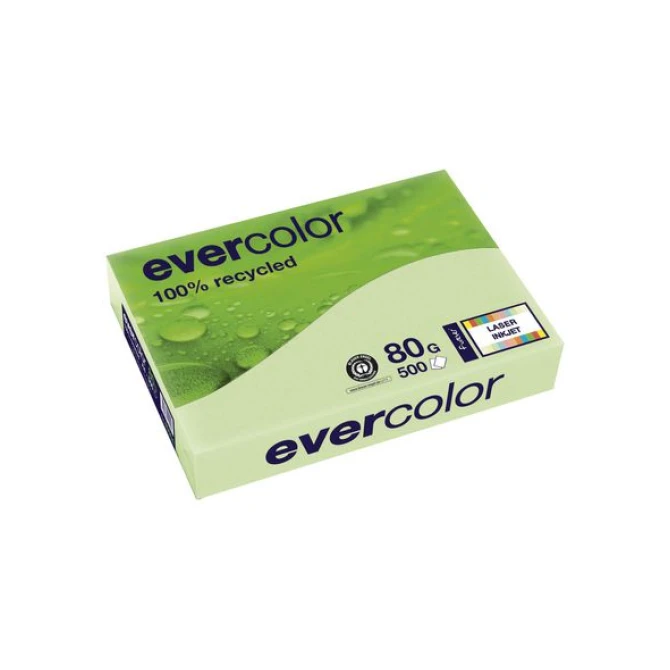 Clairefontaine Evercolor Papier A4 80 g/m² Lichtgroen (pak 500 vel) Clairefontaine Evercolor Papier A4 80 g/m² Lichtgroen (pak 500 vel)