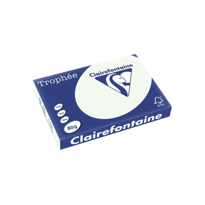 Clairefontaine Multifunctioneel Papier A3 80 g/m² Lichtgroen (pak 500 vel)