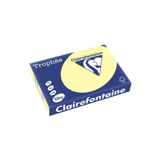 Clairefontaine Multifunctioneel Papier A4 120 g/m² Kanariegeel (pak 250 vel)